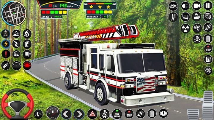 Firefighter: Fire Truck games Screenshot 1