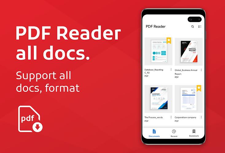 Lecteur PDF App: Convertir PDF Capture d'écran 0