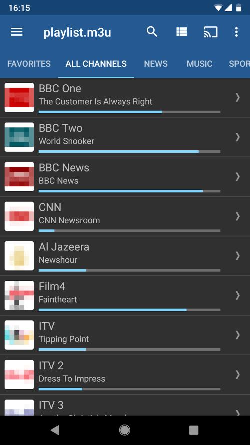 IPTV Pro Capture d'écran 1