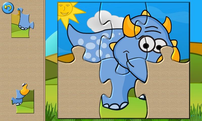 Dino Puzzle Kids Dinosaur Game Screenshot 0