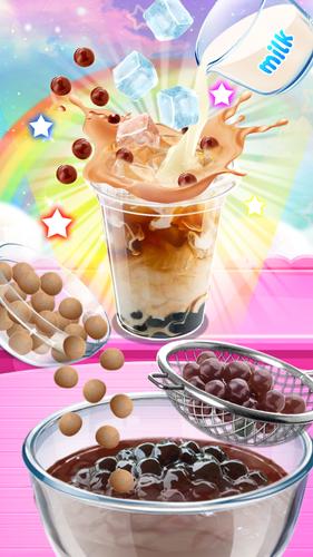 Unicorn Bubble Tea - Icy Drink Captura de tela 2