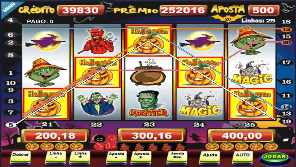 Halloween Caça Niquel Slot Zrzut ekranu 2