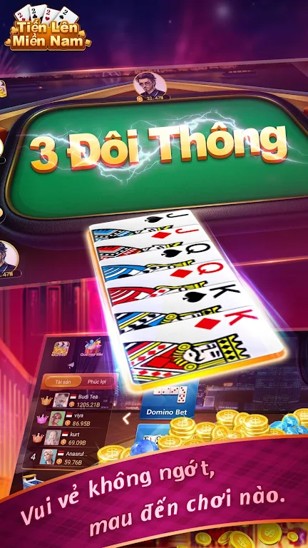 Tien Len Tiến Lên Miền Nam Online スクリーンショット 0