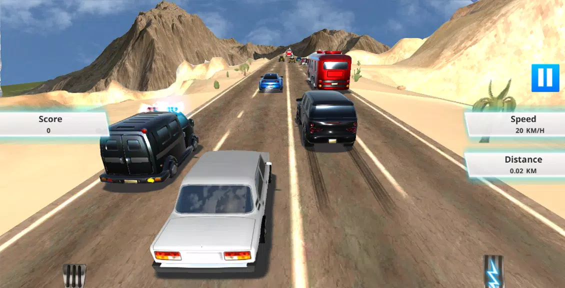 Traffic Rider : Car Race Game Capture d'écran 0
