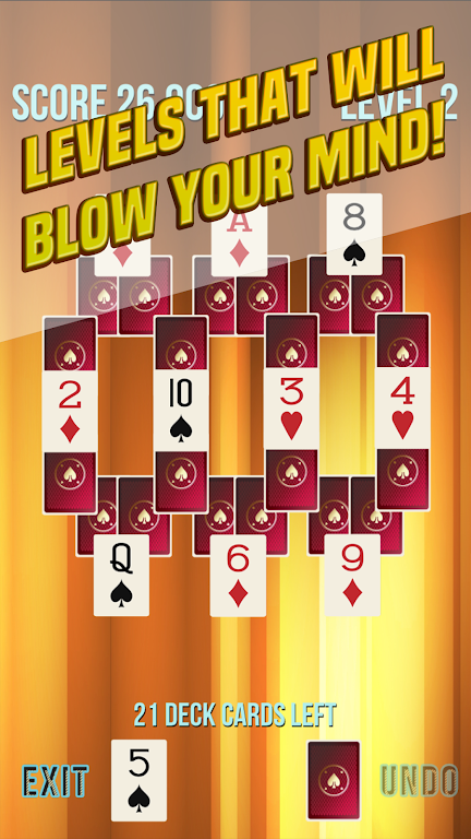 Pyramid Solitaire Supreme Screenshot 1