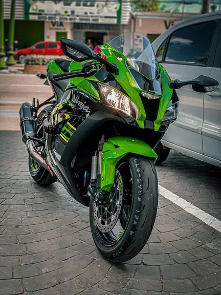 Kawasaki Ninja ZX10r Wallpaper Tangkapan skrin 0