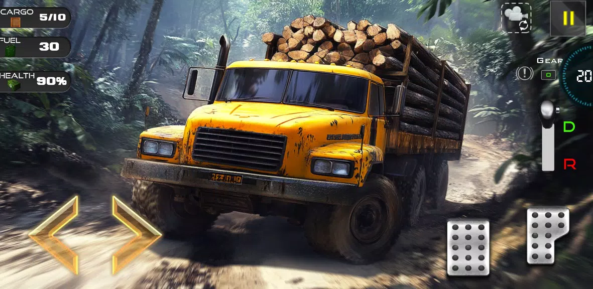 Truck Cargo simulator offroad Tangkapan skrin 0