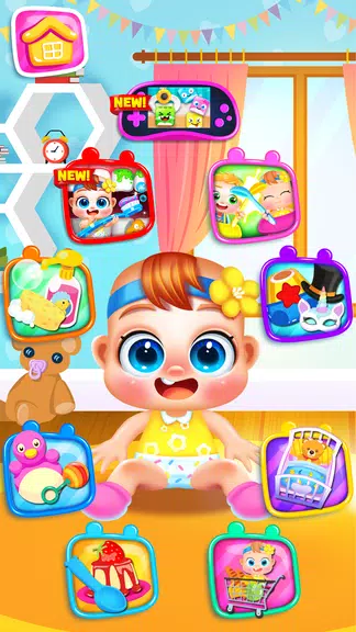 My Baby Care Newborn Games ဖန်သားပြင်ဓာတ်ပုံ 0