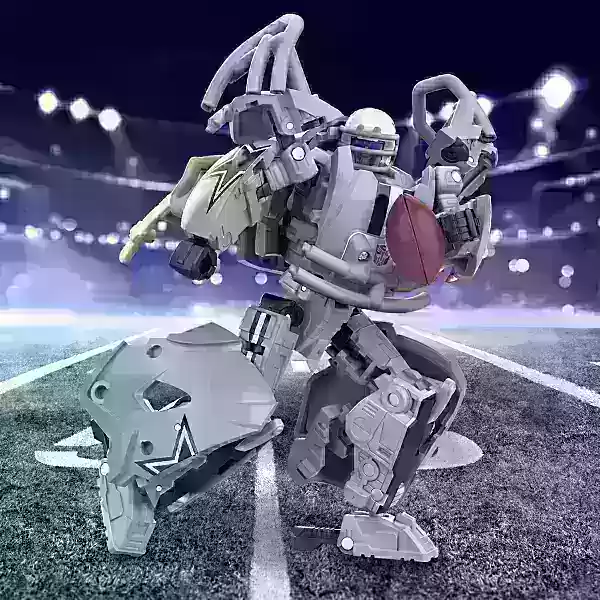 Dallas Cowboys Starblitz NFL Transformers Figure