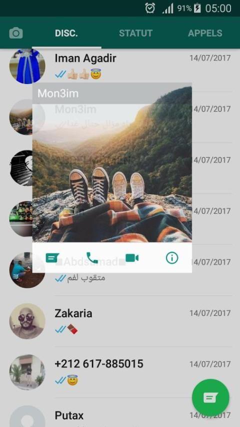 WatsAp Messenger Zrzut ekranu 1