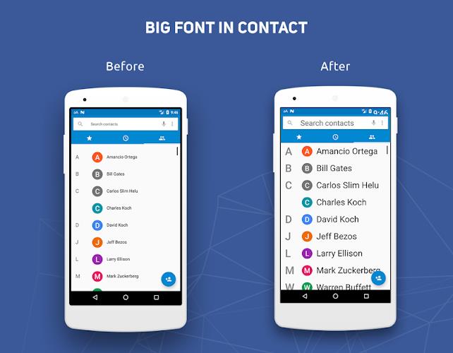 Big Font - Change Font Size & Text Size Captura de pantalla 1