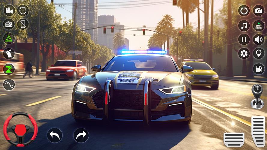 Cop Car Parking: Driving Games 스크린샷 1