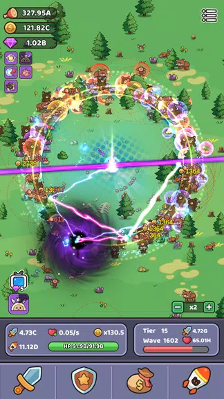 Wild Survival - Idle Defense Captura de tela 1