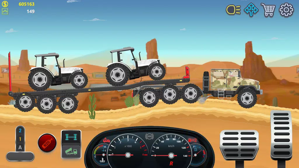 Trucker Real Wheels: Simulator Ekran Görüntüsü 1