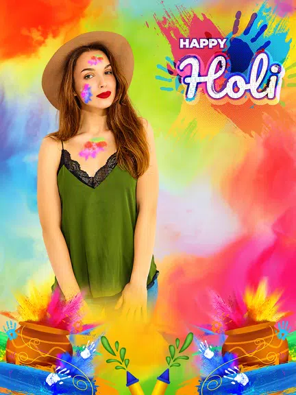 Happy Holi Video Maker應用截圖第1張