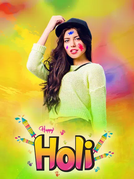 Happy Holi Video Maker應用截圖第3張