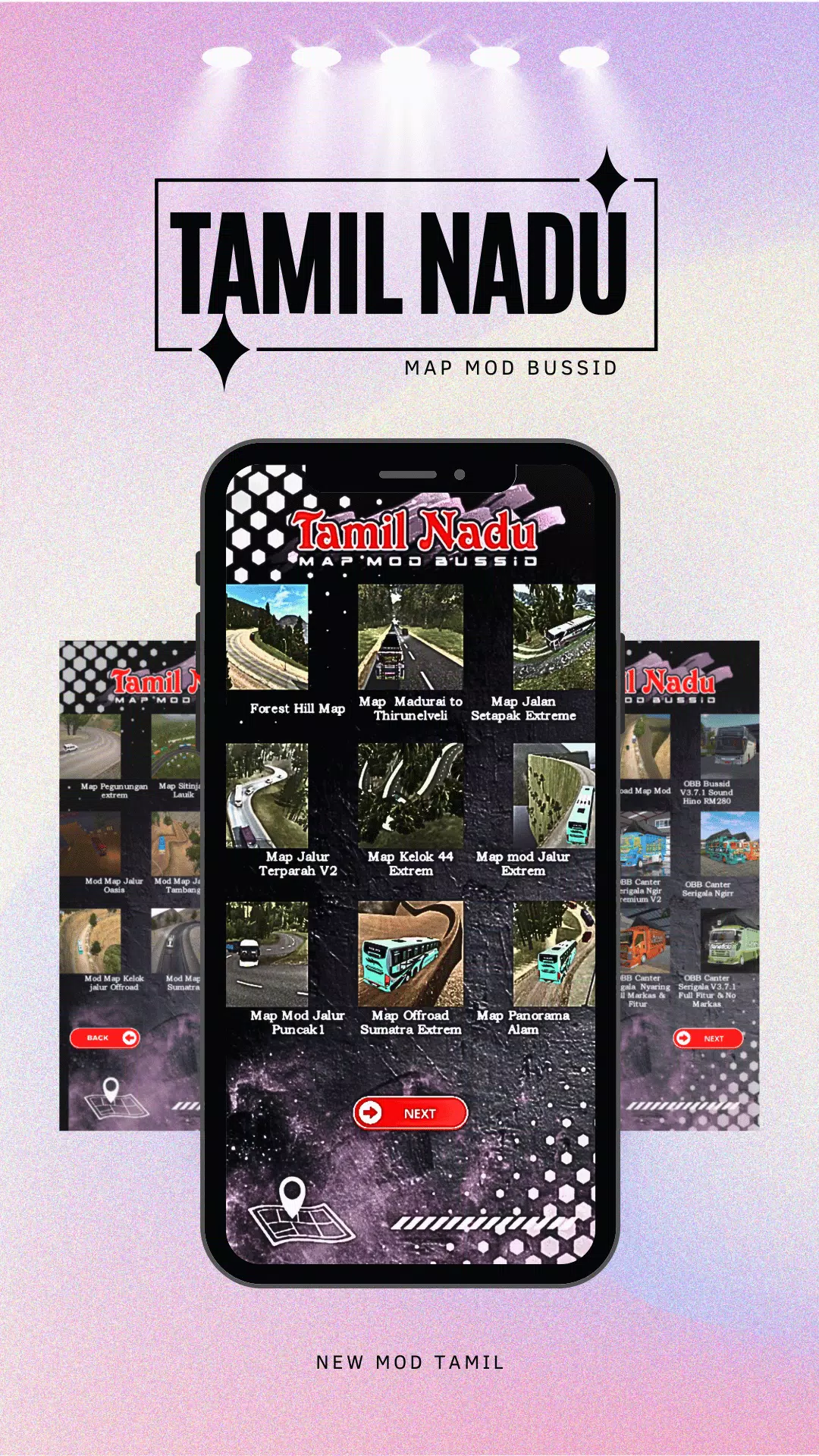 Tamil nadu map mod bussid Скриншот 1