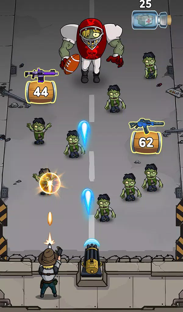 Zombie War Idle Defense Game Captura de tela 0