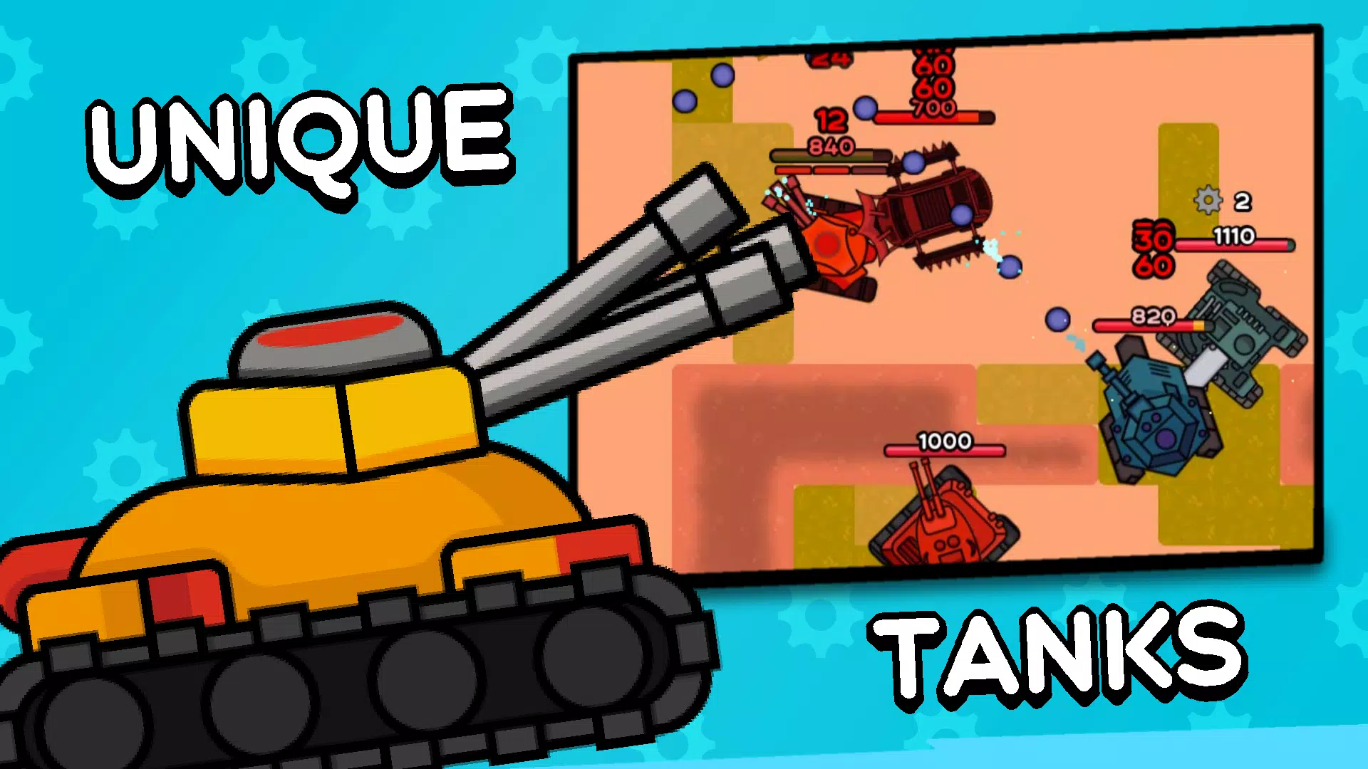 Tanks: Battle for survival 스크린샷 2