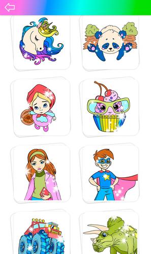 Glitter Coloring Game for Kids Capture d'écran 2