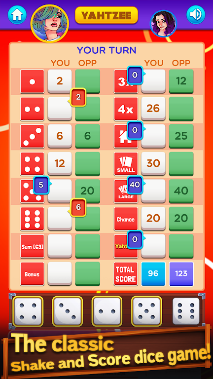 Yatzy Friends ภาพหน้าจอ 1