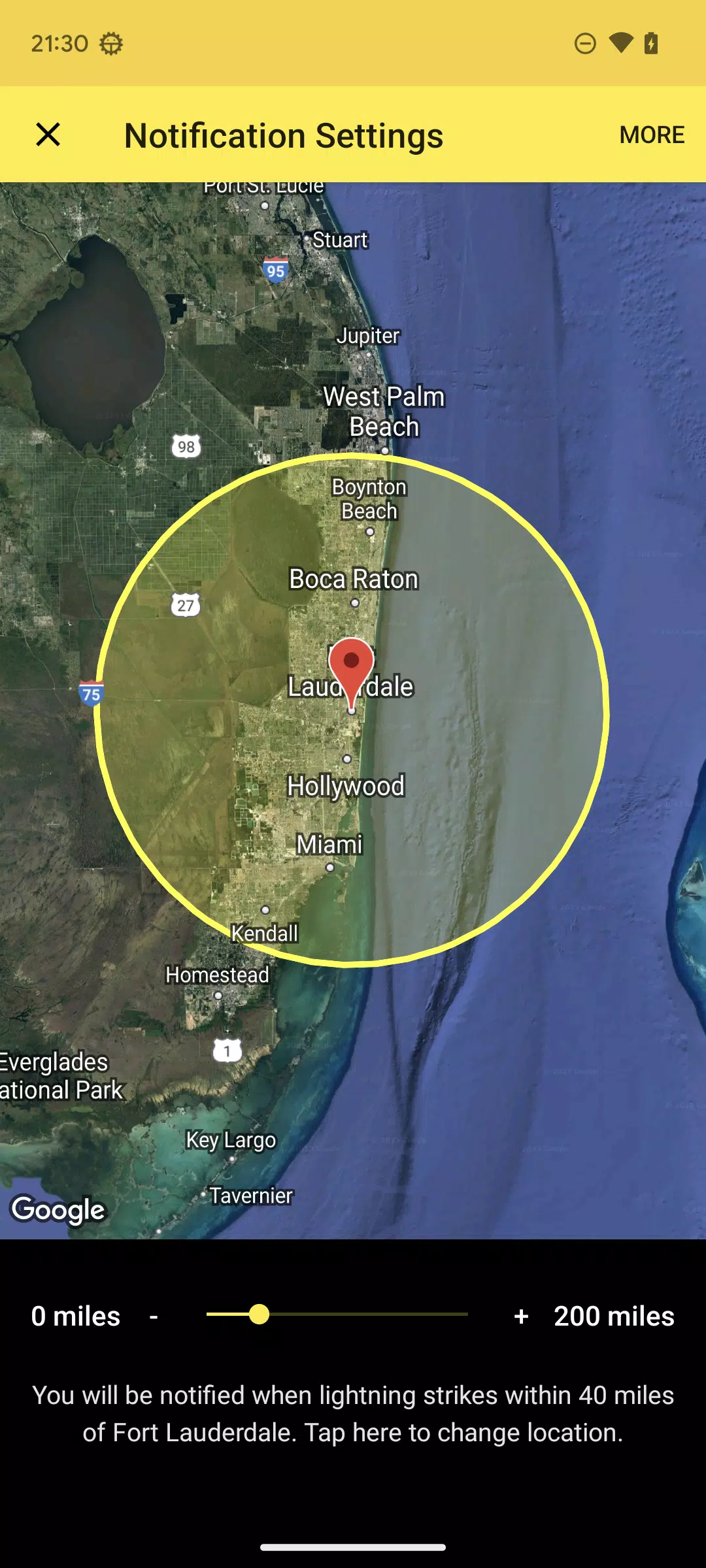 My Lightning Tracker Captura de tela 2