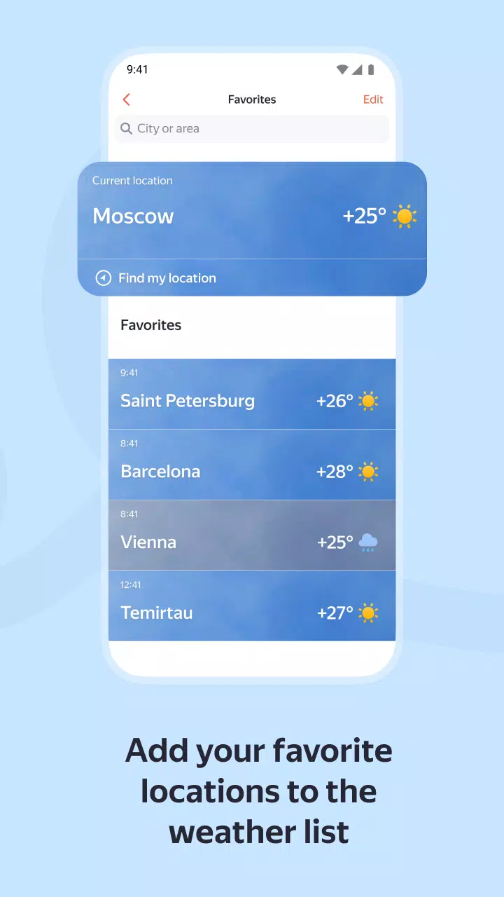 Yandex Weather & Rain Radar應用截圖第3張