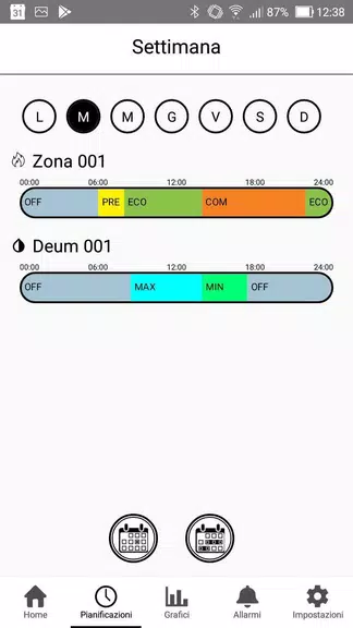 RadiaxWeb Regolazione Ekran Görüntüsü 2