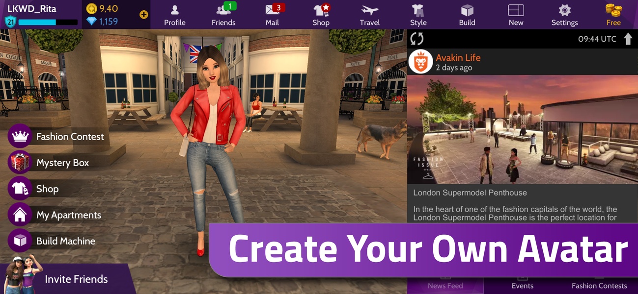 Avakin Life Screenshot 2