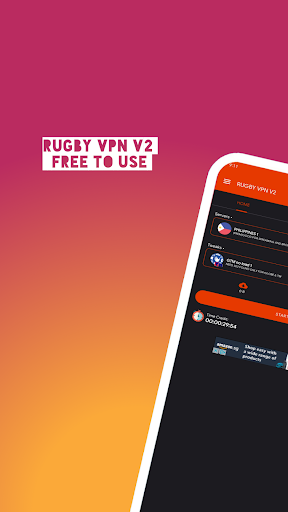 RUGBY VPN V2 ภาพหน้าจอ 0