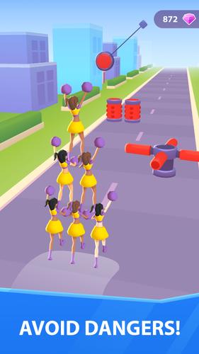 Cheerleader Run 3D Capture d'écran 2