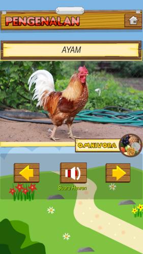 Game Anak Edukasi Hewan Darat Captura de tela 1