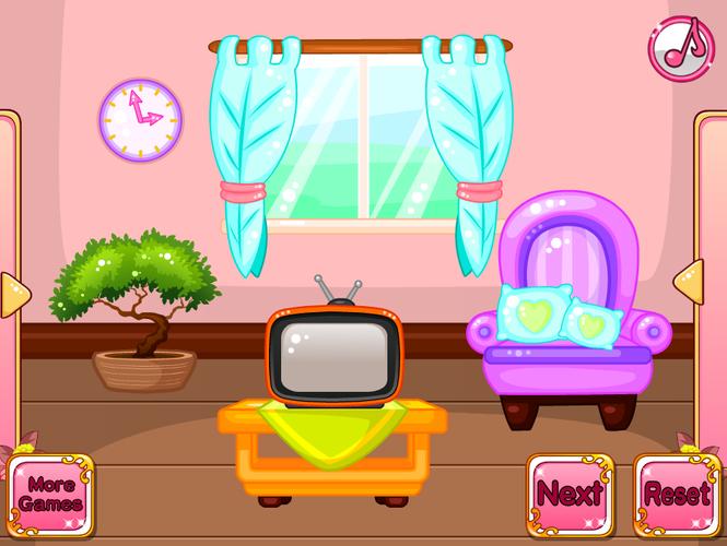Princess Doll House Decoration Captura de pantalla 1