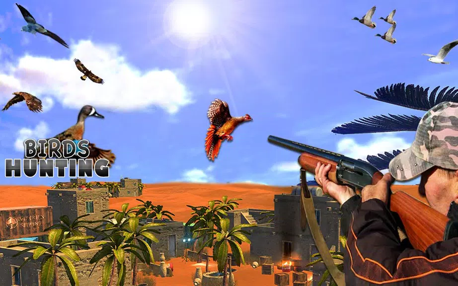 Desert Birds Sniper Shooter 3D Capture d'écran 1