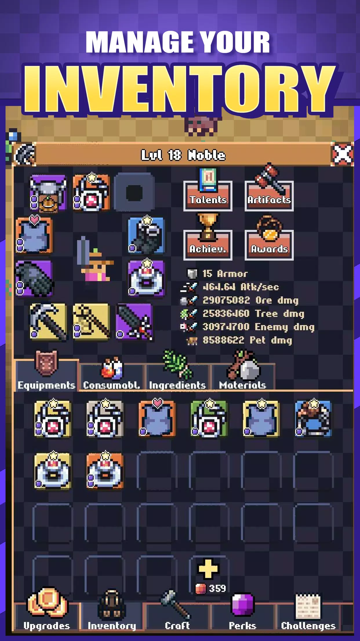 Idle Pocket Crafter 2 Captura de pantalla 2