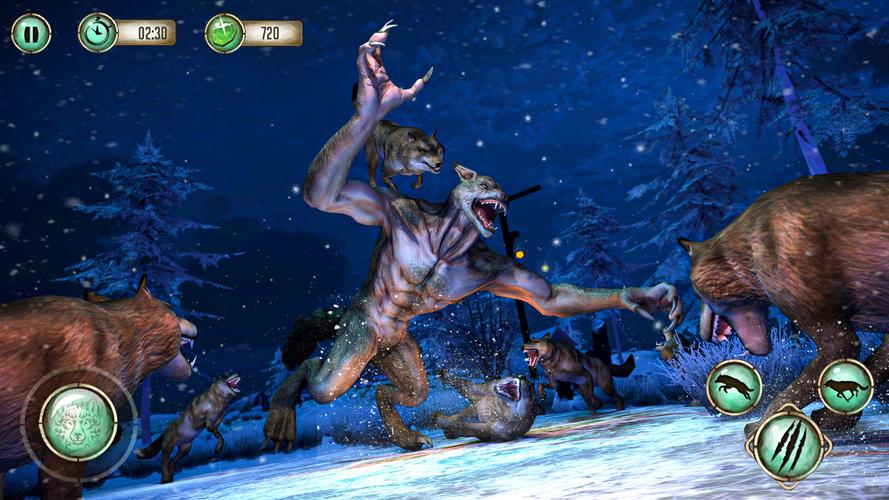 Forest Wild Werewolf Hunting Captura de pantalla 1