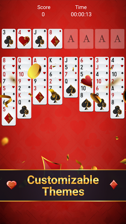 Free spider solitaire - classic solitaire Ekran Görüntüsü 3