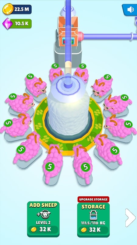 Idle Sheep Factory Скриншот 2