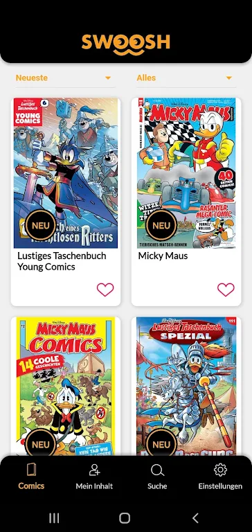 Swoosh Comics Zrzut ekranu 0