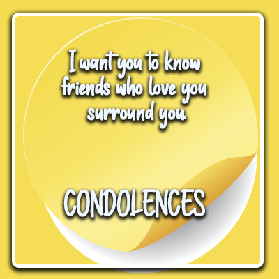 Condolences & Sympathy GIF Captura de tela 0