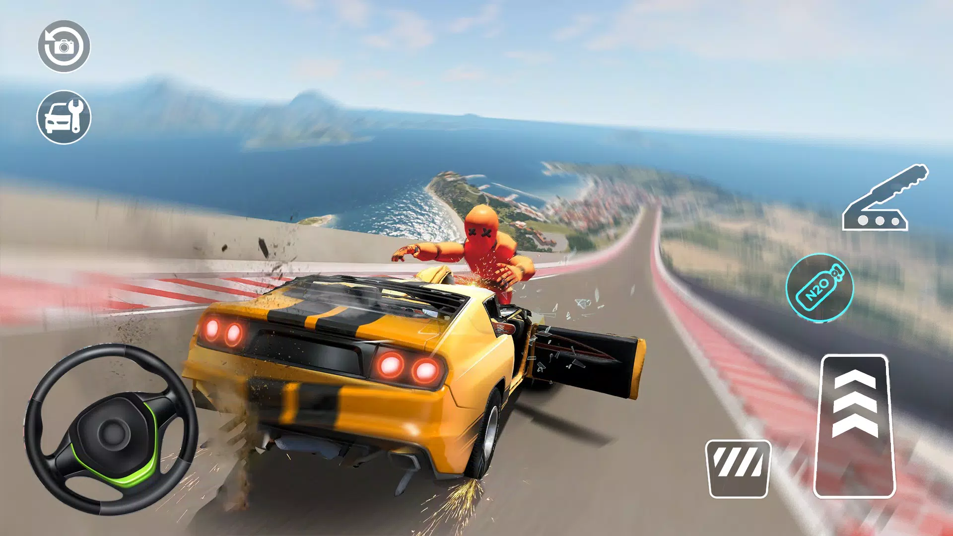 Car Crash Driving Test Game 3D Ekran Görüntüsü 2