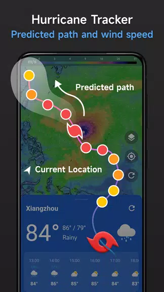 Live Weather & Radar Map スクリーンショット 1