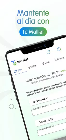 Tú Wallet.io Zrzut ekranu 1