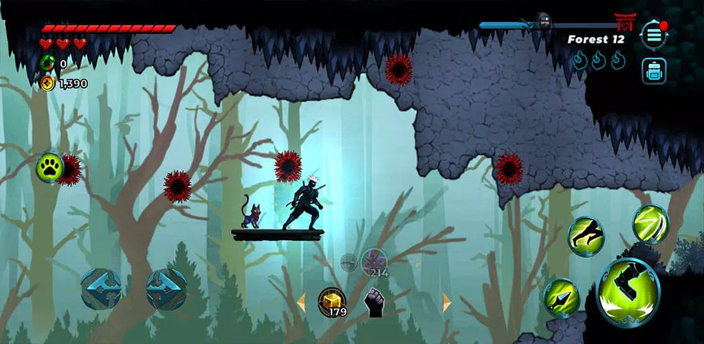 Ninja War: Shadow Adventures Tangkapan skrin 2