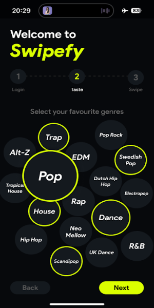 Swipefy for Spotify Tangkapan skrin 2