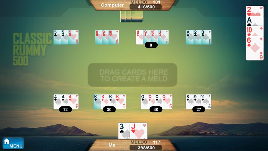 Rummy 500 Captura de pantalla 0