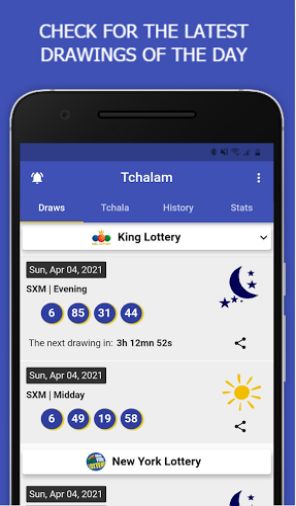 TCHALAM: Lottery with Haitian Spiritual Numbers Screenshot 1