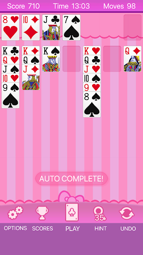 Pink Solitaire স্ক্রিনশট 0