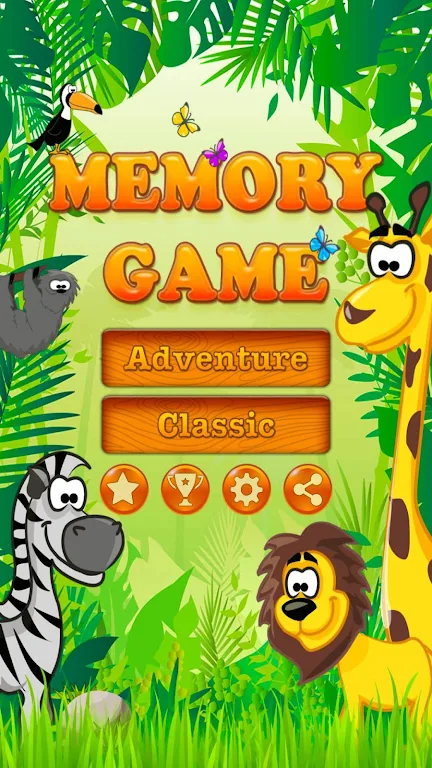 Memory Game Animals Tangkapan skrin 0