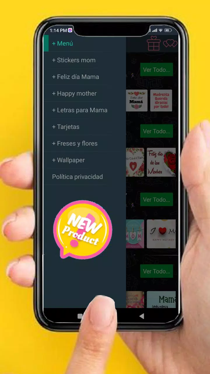 Feliz Día MAMA, Stickers mom Zrzut ekranu 2